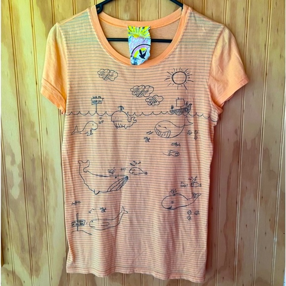 CRAFTY COUTURE WHALE NOTEBOOK TEE